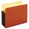 Globe-Weis Globe-Weis 63274 Drop Front Expanding File Pocket- Top Tab- 5 1/4&quot;- Letter- Brown- 10/Box 63274